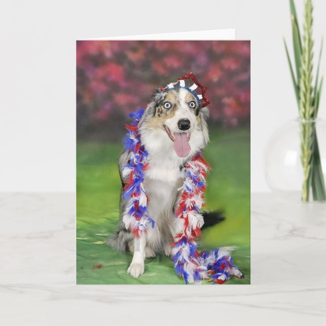 Carte Jour de border collie Notecard~Memorial (Devant)