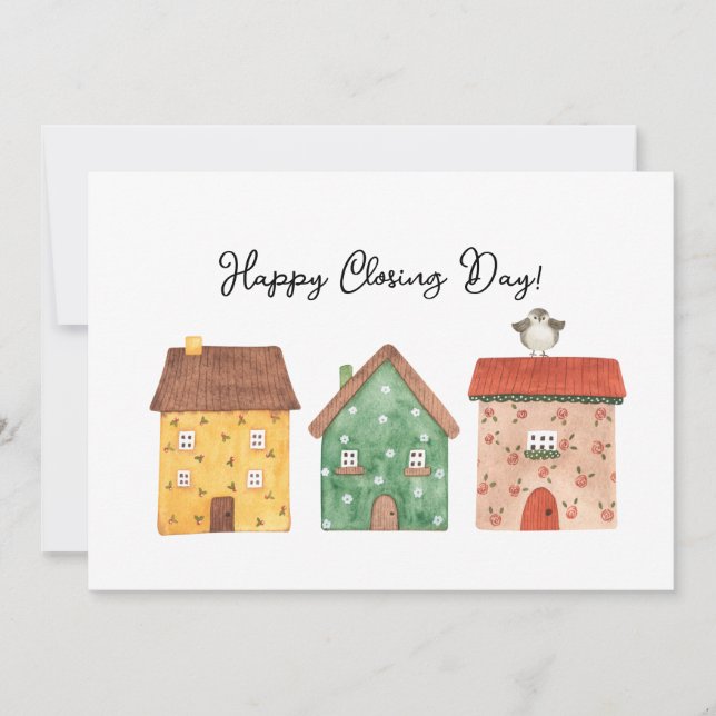 Carte Jour de fermeture heureux Appréciation du client i (Devant)