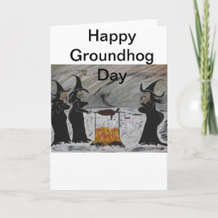 Carte Jour de Groundhog