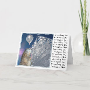 Carte Jour de la marmotte