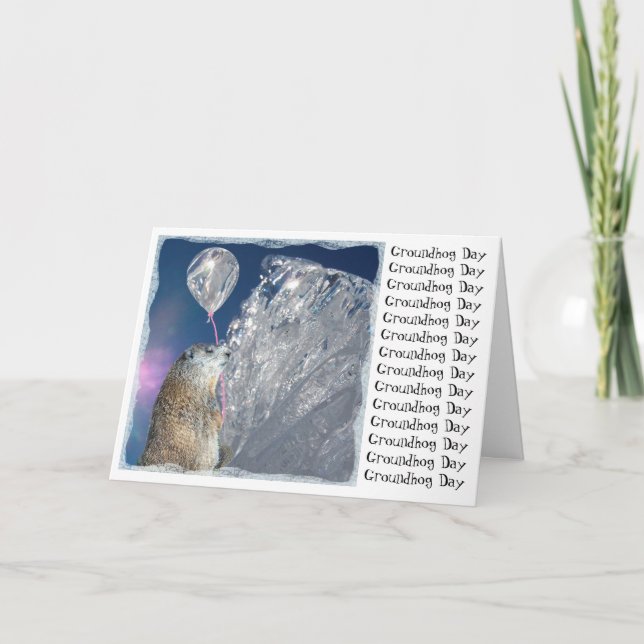 Carte Jour de la marmotte (Devant)