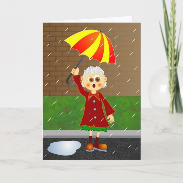 Carte Jour de la pluie (Devant)