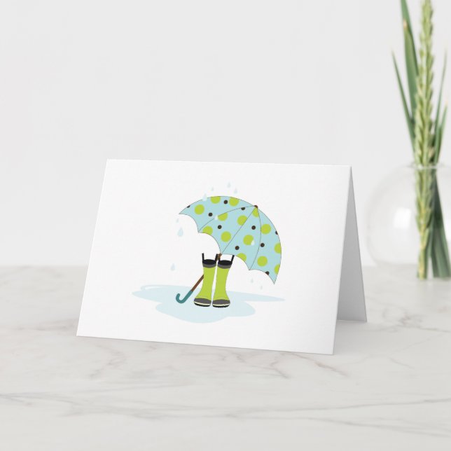 Carte Jour de la pluie (Devant)