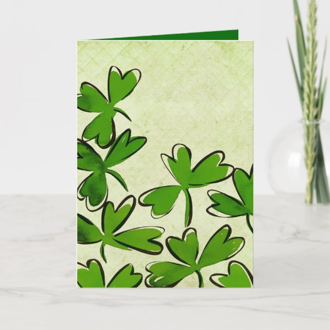Carte Jour de la Saint Patrick (Devant)