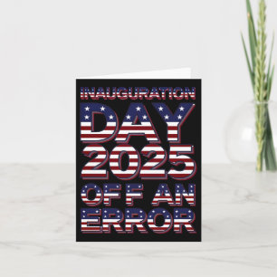 Carte Jour de l'investiture 2025 Désactiver une erreur H