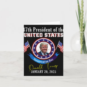 Carte Jour de l'investiture du président Donald Trump 20
