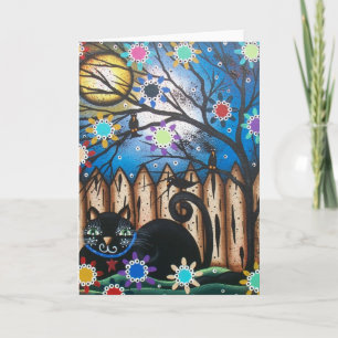 Carte Jour de Lori Everett_ du chat mort et noir,