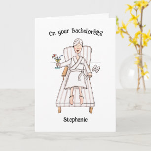 Carte Jour de Spa Dame pour votre Enterrement de Vie de