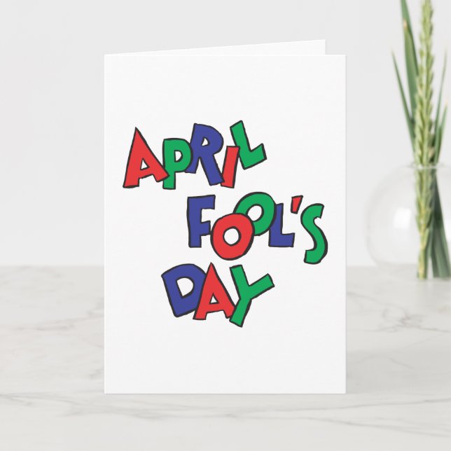Carte Jour des Fools d'avril (Devant)