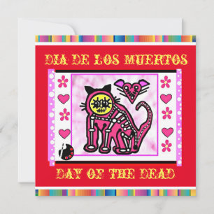 Carte Jour des morts, Dia de los Muertos