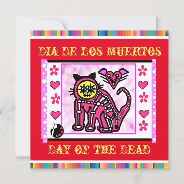 Carte Jour des morts, Dia de los Muertos (Devant)