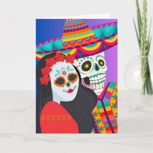 Carte Jour des salutations mortes de nous deux
