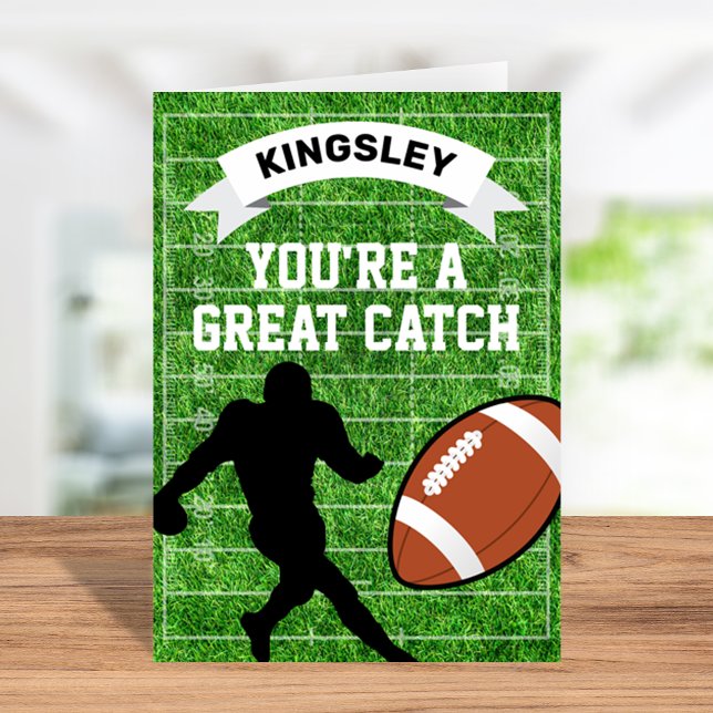 Carte Jour des Valentines du football (Créateur téléchargé)