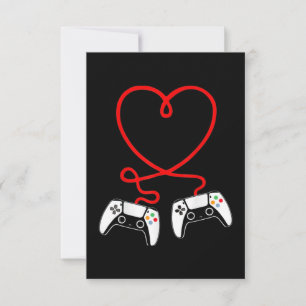 Carte Jour des Valentines du Vidéo Gamer