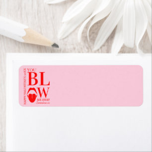 Carte Jour des Valentines Rouge Rose