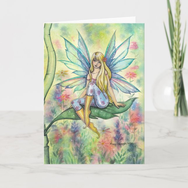 Carte Jour d'été Fleur douce Art (Devant)