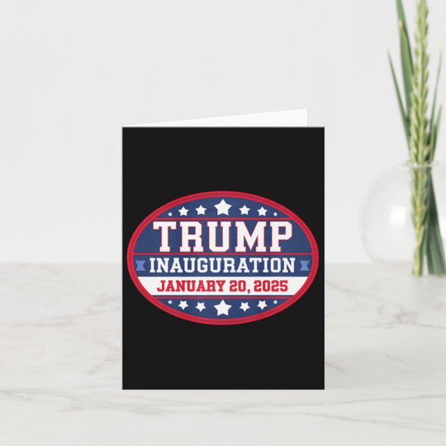Carte Jour d'investiture de Donald Trump 2025  (Devant)