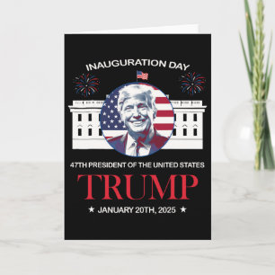 Carte Jour d'investiture de Trump 2025 Trump 47 Trump a 
