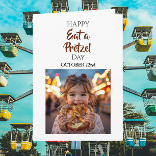Carte Jour du bretzel à manger 22 octobre