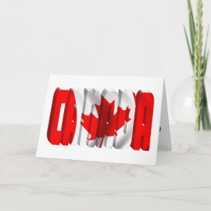 Carte Jour du drapeau national du Canada