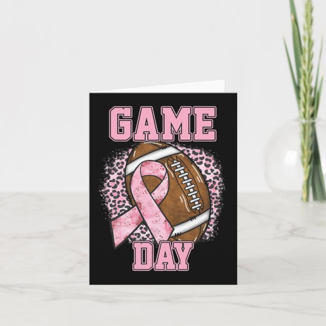 Carte Jour du Jeu - Sensibilisation au cancer du sein Fo (Devant)