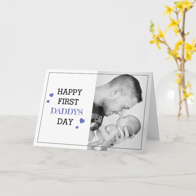 Carte Jour du papa | Photo (Fleur jaune)