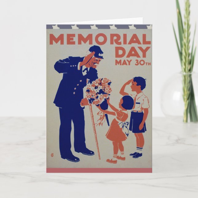 Carte Jour du Souvenir (Devant)