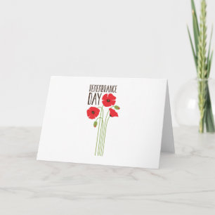 Carte Jour du Souvenir