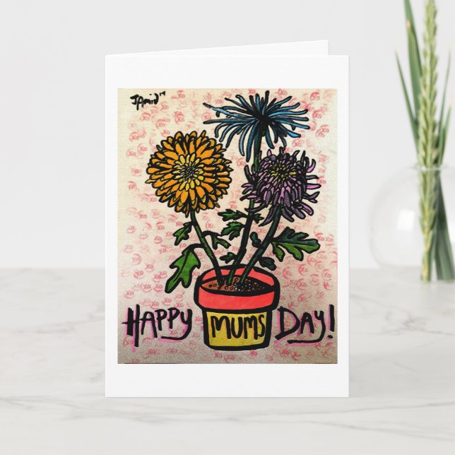 Carte Jour heureux de mamans (Devant)