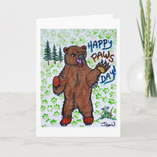 Carte Jour heureux de pattes
