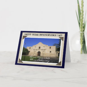 Carte Jour-Le Alamo de l'indépendance du Texas avec la
