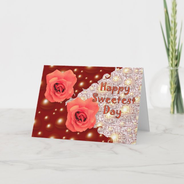 Carte Jour le plus doux heureux (Devant)