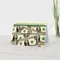 Jour national du dollar Joyeux anniversaire