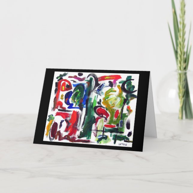Carte Jour type Abstrait (Devant)