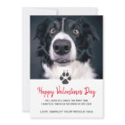 Carte Jour Valentin Photo Chien Personnalisée De C