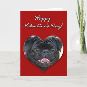 Carte Jour Valentines Carlin noir
