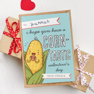 Carte Jour Valentines en classe Corntastic