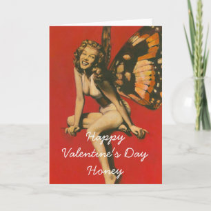 Carte Jour Valentines Fées vintages