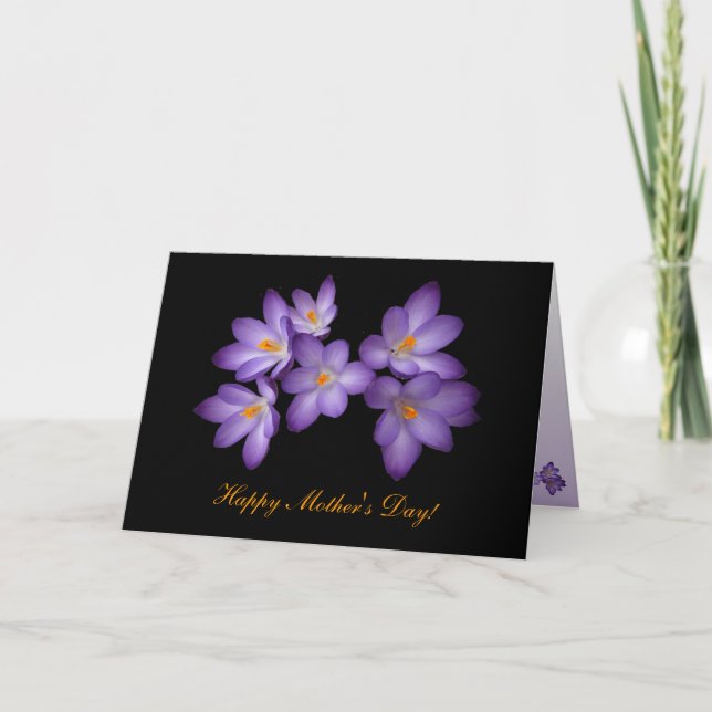 Carte Journée de la Crocus (Devant)