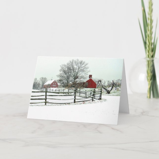 Carte Journée de neige à Hollis NH (Devant)