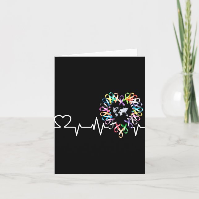 Carte Journée de sensibilisation à tous les problèmes de (Devant)