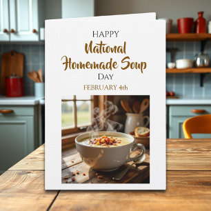 Carte Journée du Bon Potage Maison   4 février