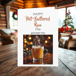 Carte Journée du rhum chaud beurré   17 janvier