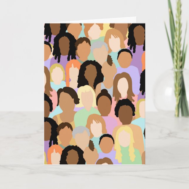 Carte Journée internationale de la femme - 8 mars (Devant)