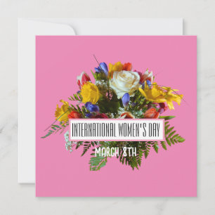 CARTE JOURNÉE INTERNATIONALE DE LA FEMME 8 MARS