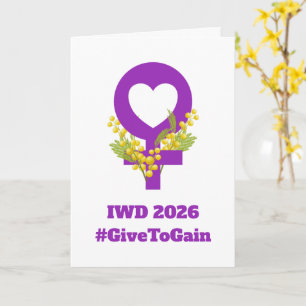 Carte Journée internationale des femmes 2026 IWD Donner