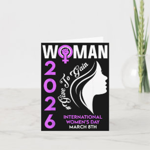 Carte Journée internationale des femmes 2026 mars 8 auto