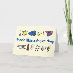 Carte Journée météorologique mondiale