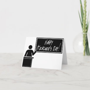 Carte Journée nationale de reconnaissance des enseignant