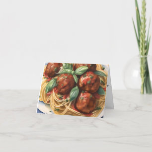 Carte Journée nationale des spaghetti E - 4 janvier - Aq
